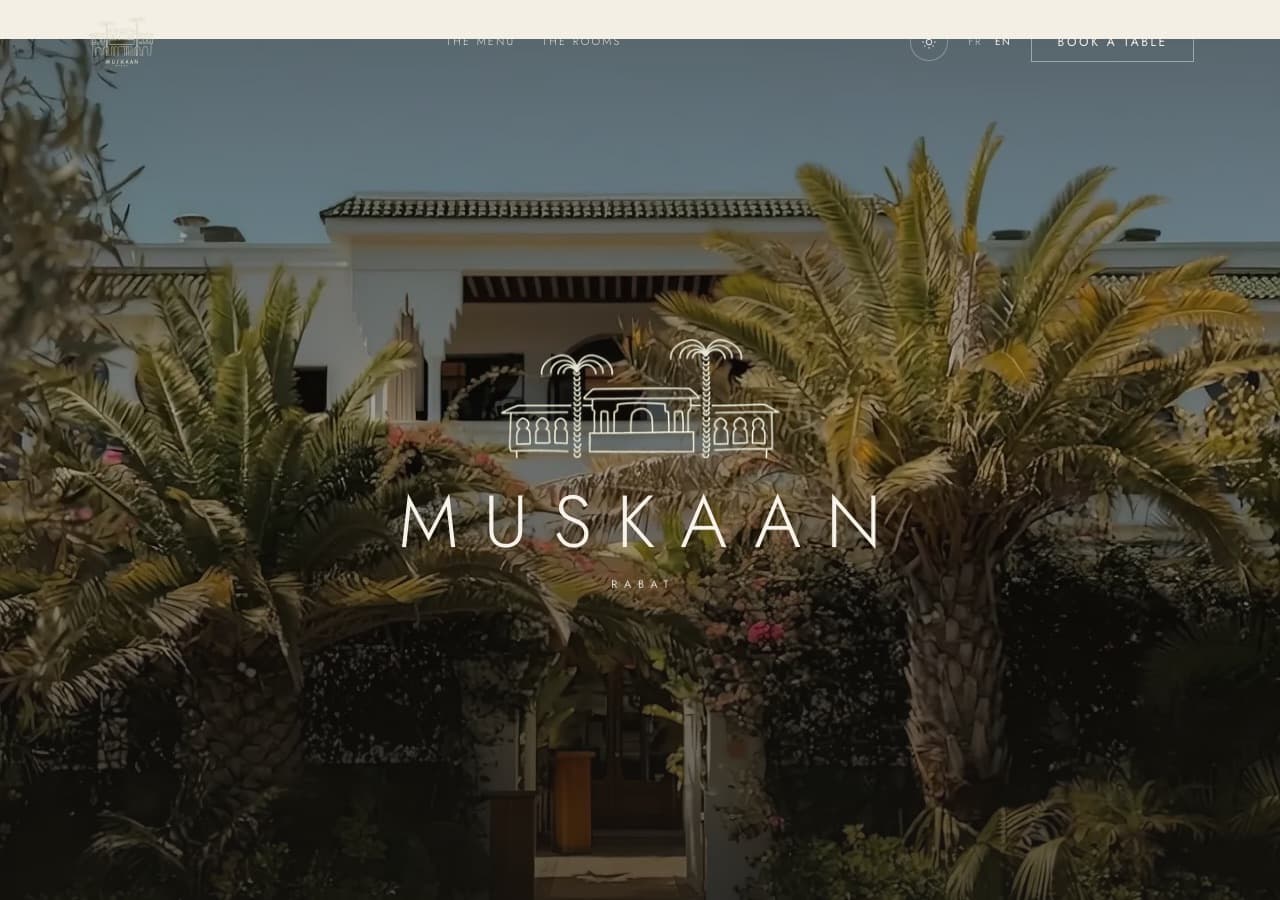 Aperçu de la page d'accueil Muskaan Rabat